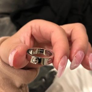 Love ring silver ✨